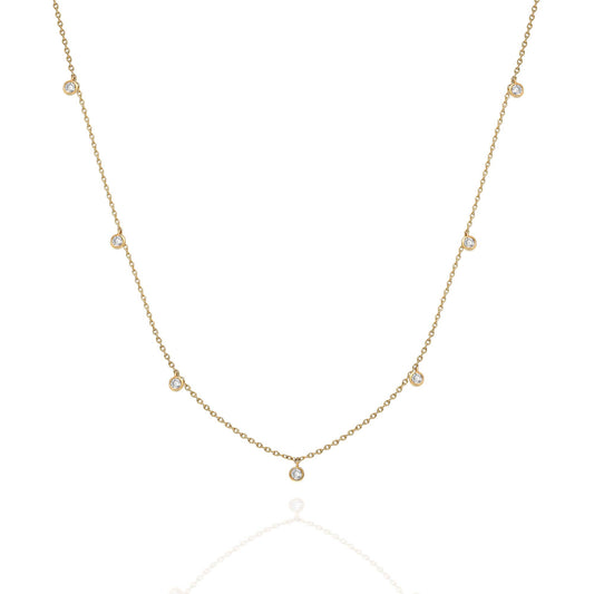 Diamond Station Necklace
