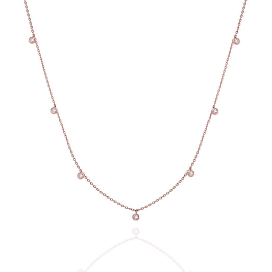 Diamond Station Necklace
