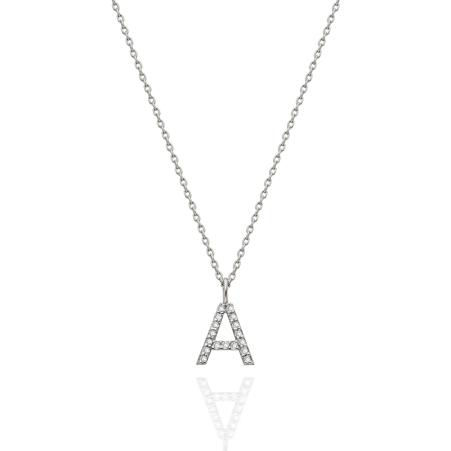 Diamond Initial Necklace