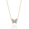 Diamond Butterfly Necklace