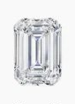 Emerald cut diamond